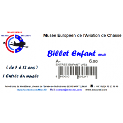 Billet Enfant (de 7 à 12 ans)